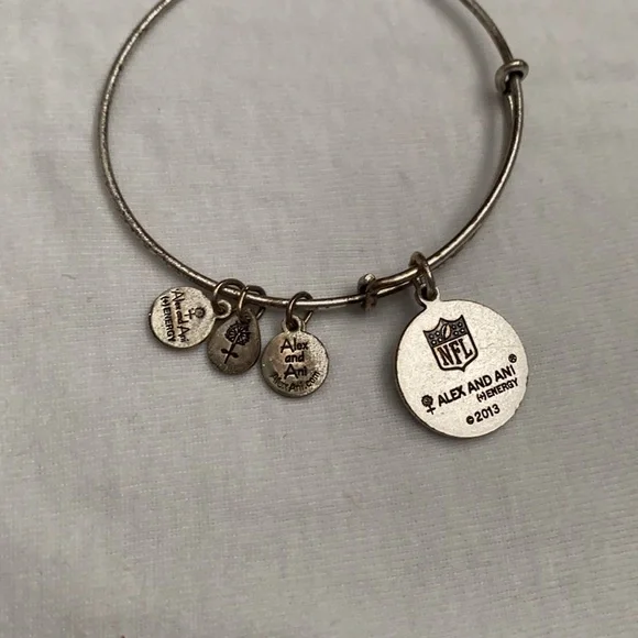 •ALEX & ANI•Silver Patriots Bangle Bracelet - Picture 4 of 4